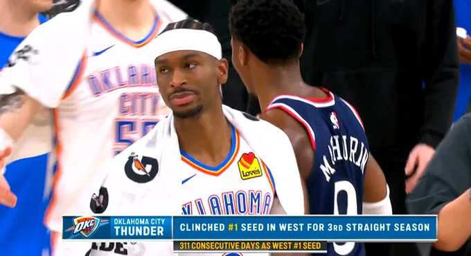 AG体育官方入口-新的王朝？雷霆锁定西部第一，且坐稳西部第一已持续311天